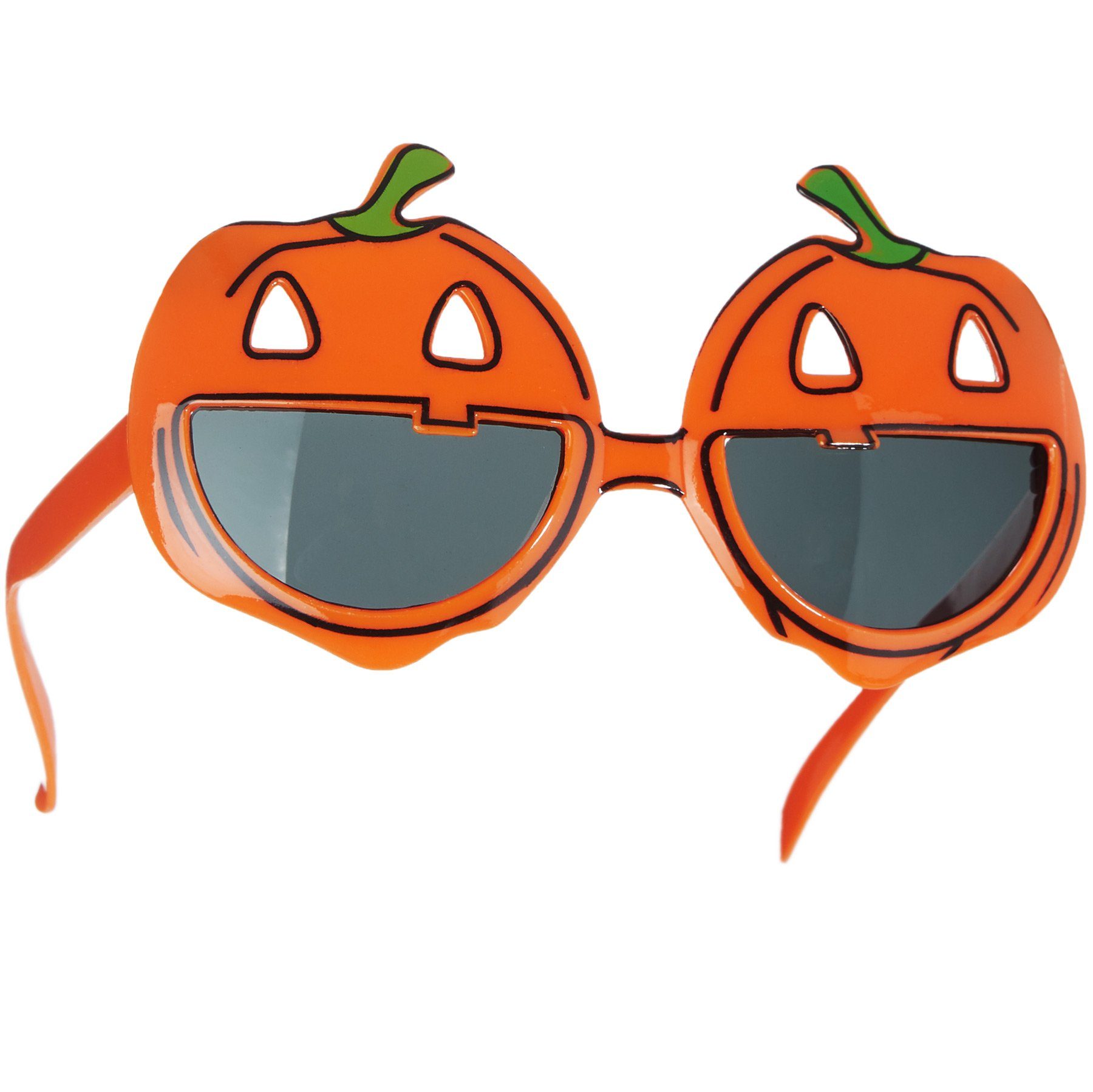Kostüm Halloween Spaßbrille lachende Kürbisse