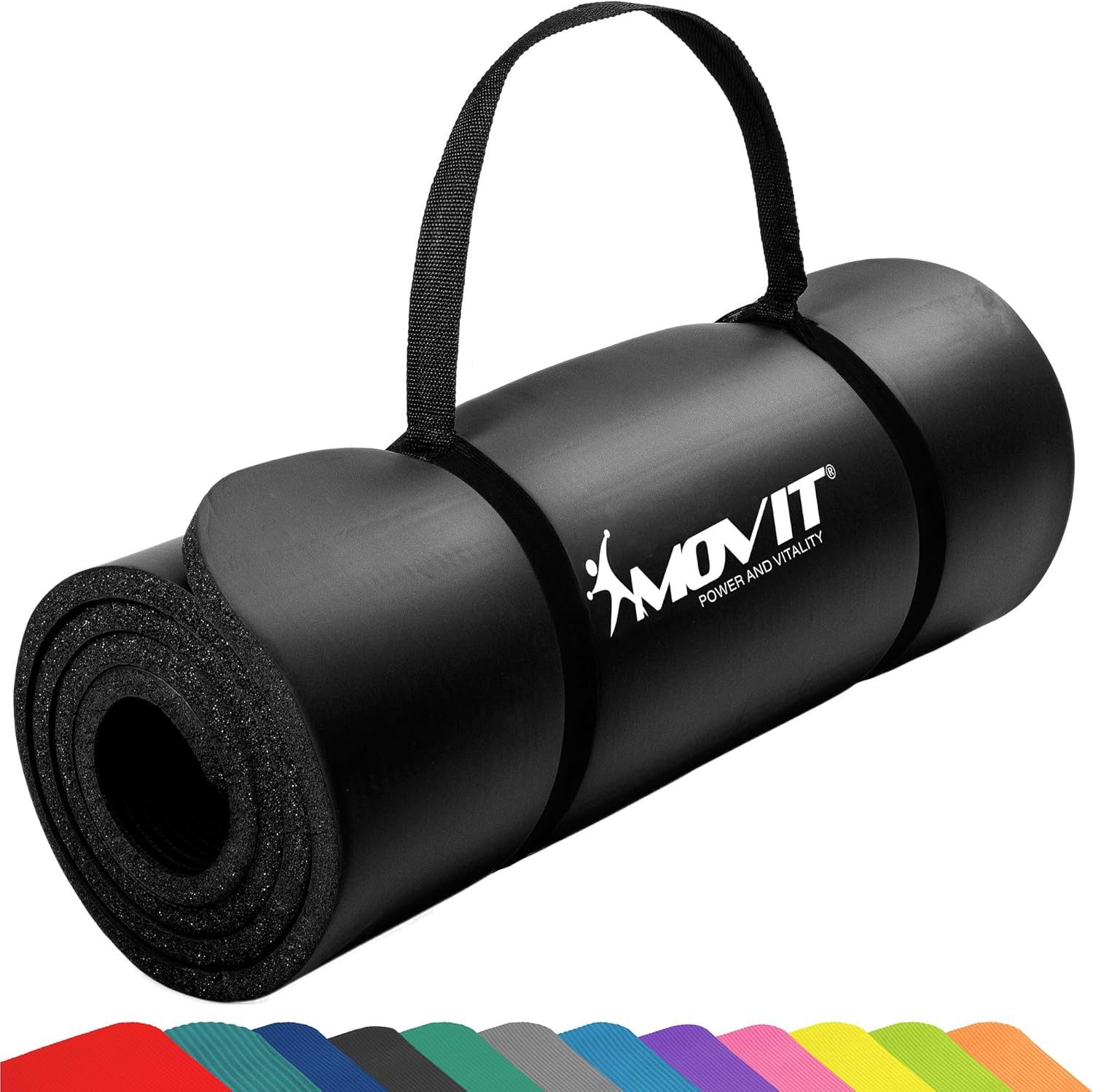 MOVIT Yogamatte Yogamatte 10/15 mm Dicke (1-St)