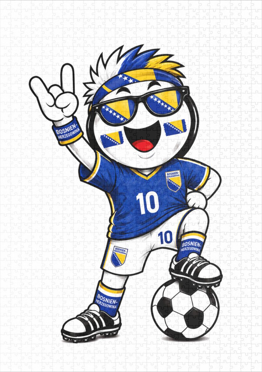 raxxa Puzzle "WM 2026 - Bosnien-Herzegowina", FSC®, 1000 Puzzleteile