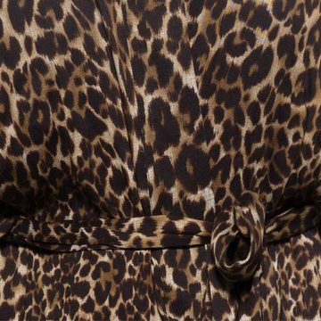 marlies dekkers Negligé Marlies Dekkers - Peekaboo Leopard Kimono-SL mit Bindegürtel