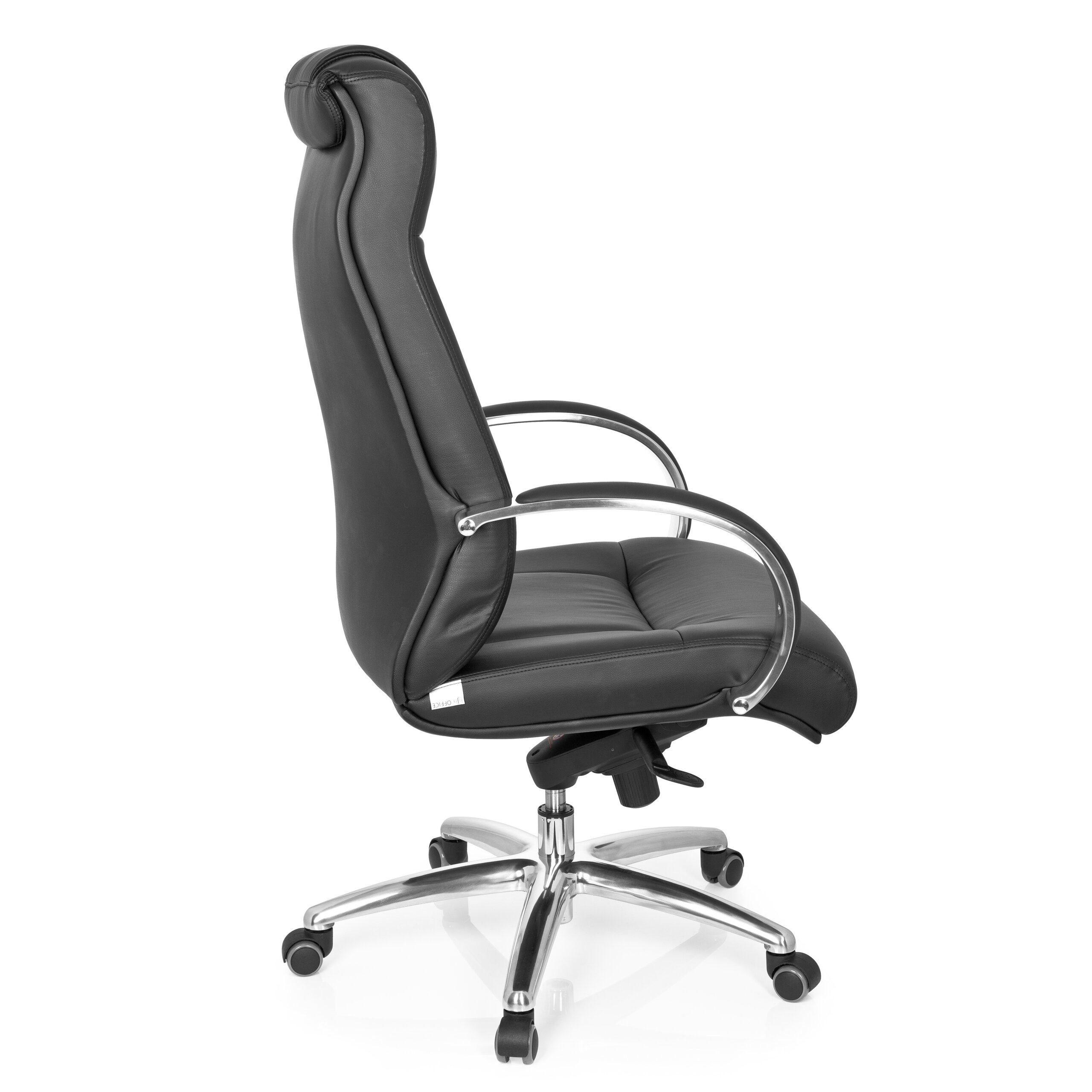 hjh OFFICE Drehstuhl XXL Drehstuhl Xxl G 600 Kunstleder mit Armlehnen (1 St), XXL Chefsessel Bürostuhl ergonomisch