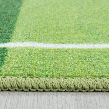 Kinderteppich PLAY 2911, Ayyildiz Teppiche, rechteckig, Höhe: 6 mm, robuster Kurzflor, Fußball, Rasen,Kinderzimmer