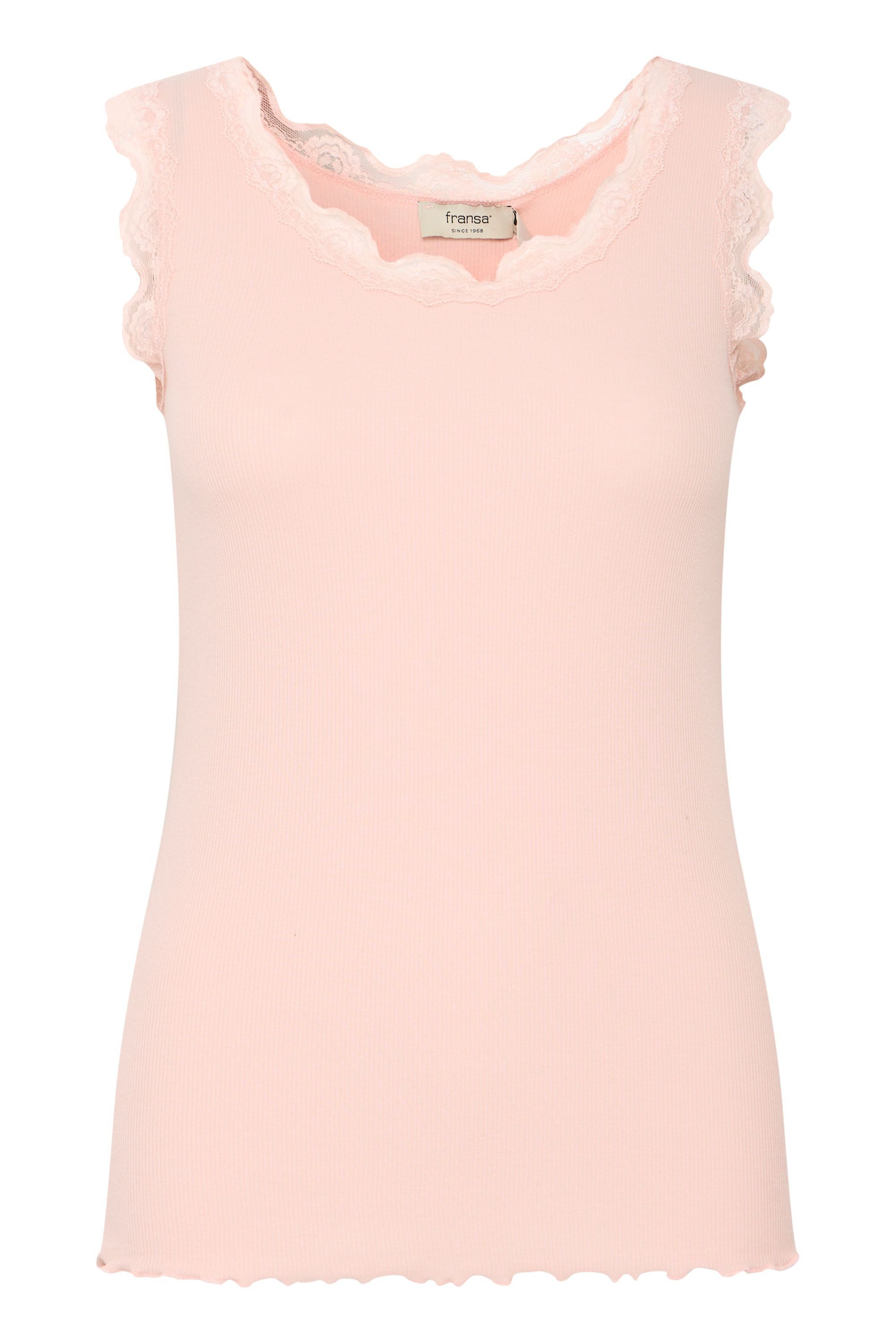 fransa Tanktop FRHIZAMOND Top mit Spitzeneinsätzen günstig online kaufen