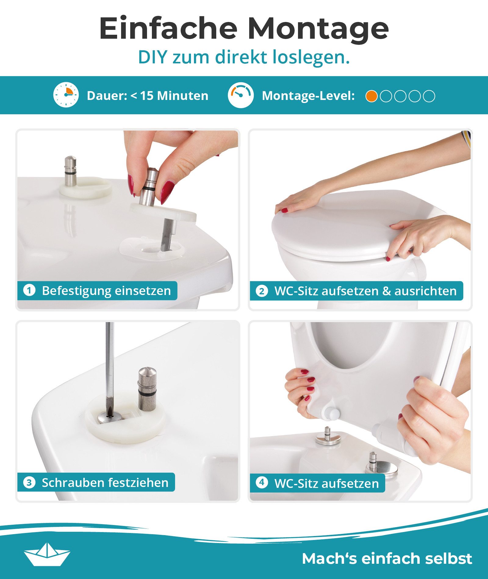 Calmwaters WC-Sitz Original, Premium, Made in günstig online kaufen