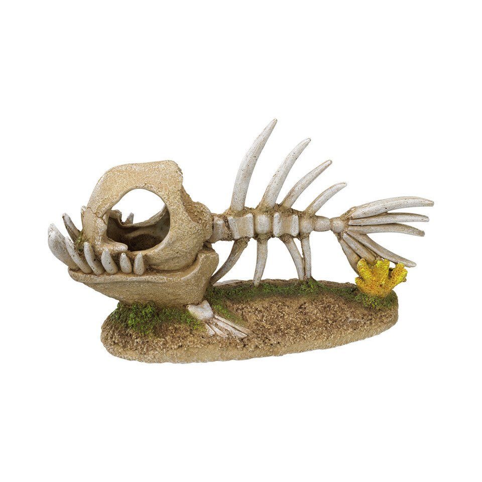 Aquariendeko Aquariendekoration Monsterfisch Skelett