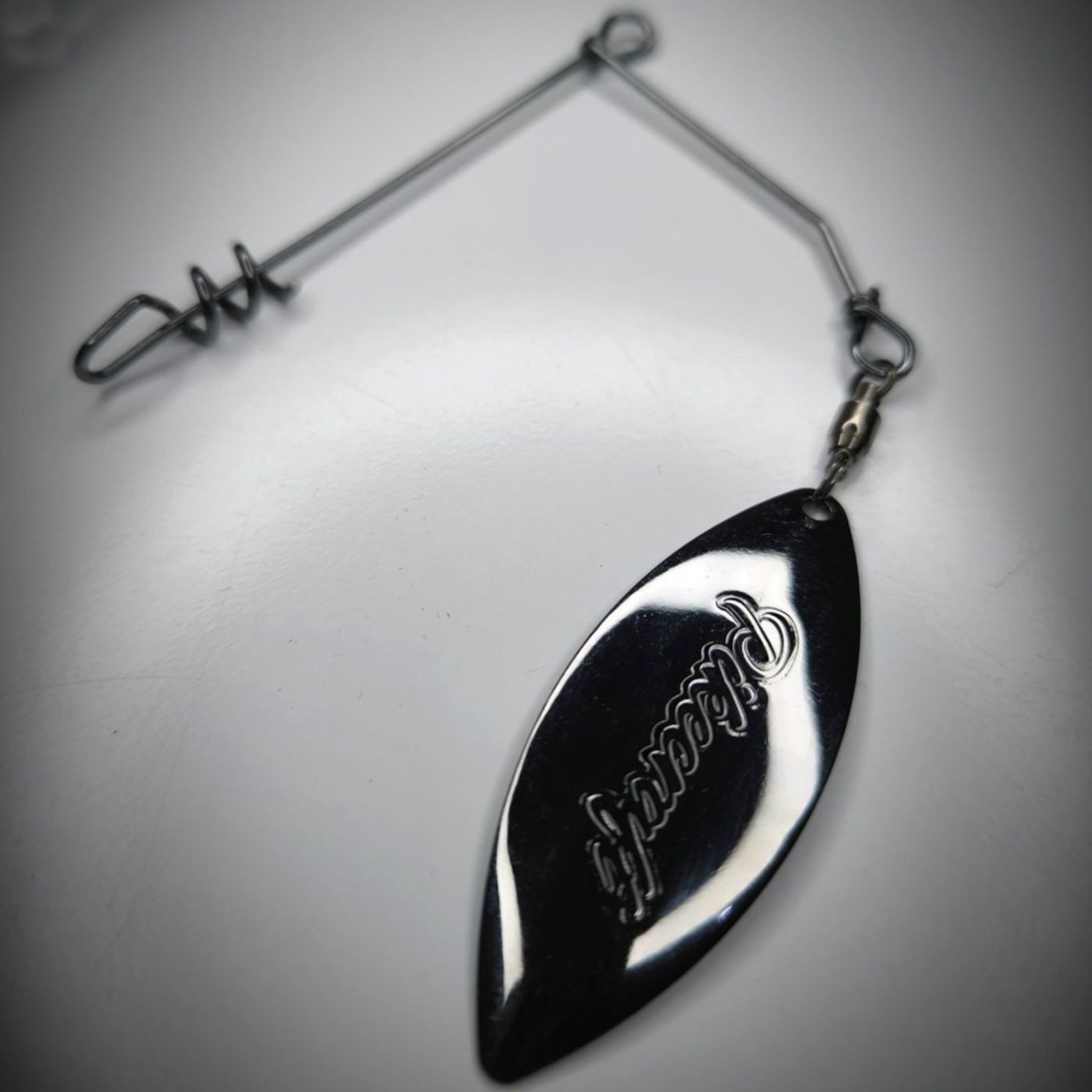 Kunstköder Pikecraft The Screw In Spinnerbait Black Nickel - 1 Spinnerblatt