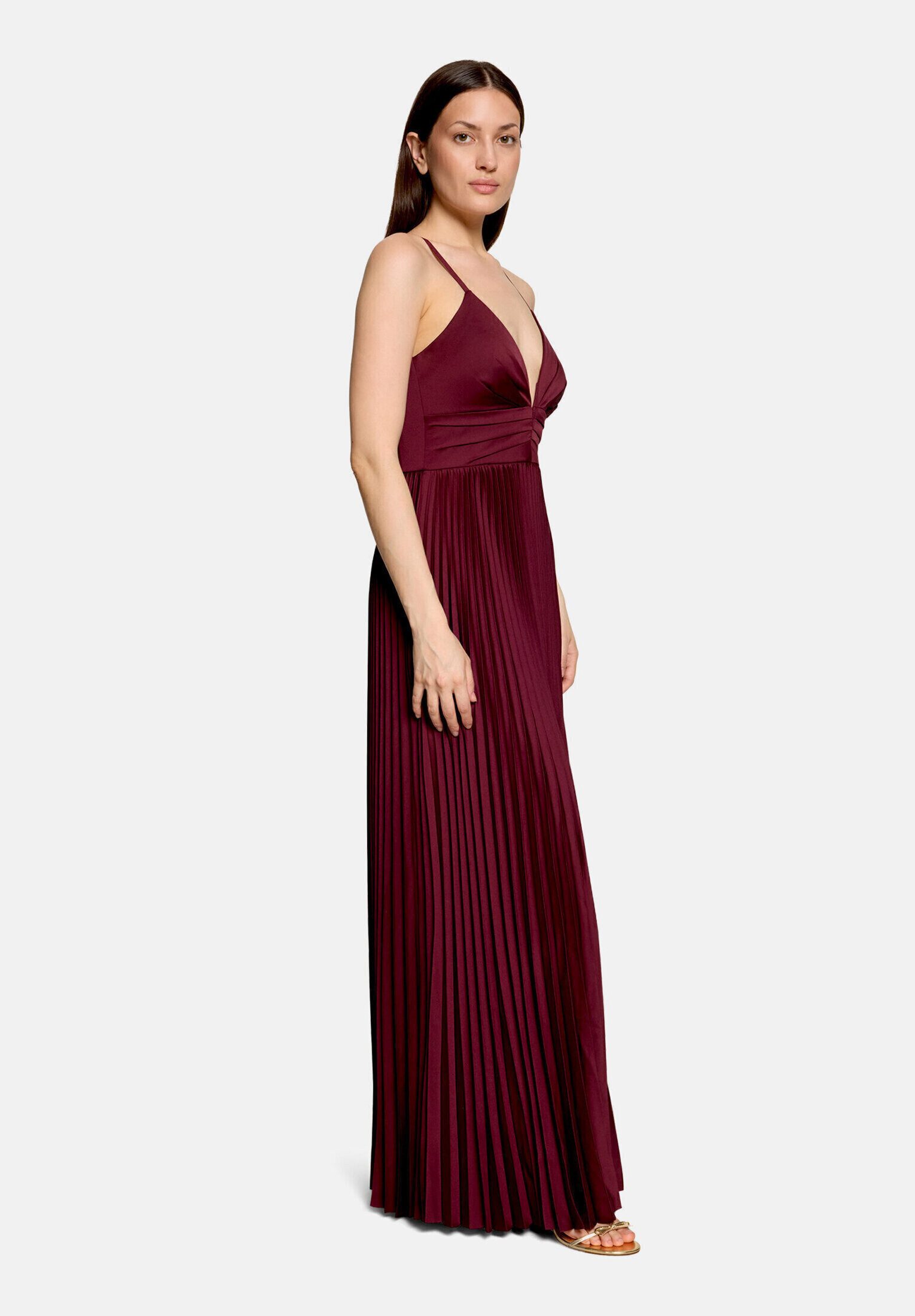 Vera Mont Chiffonkleid Damen mit V-Ausschnitt