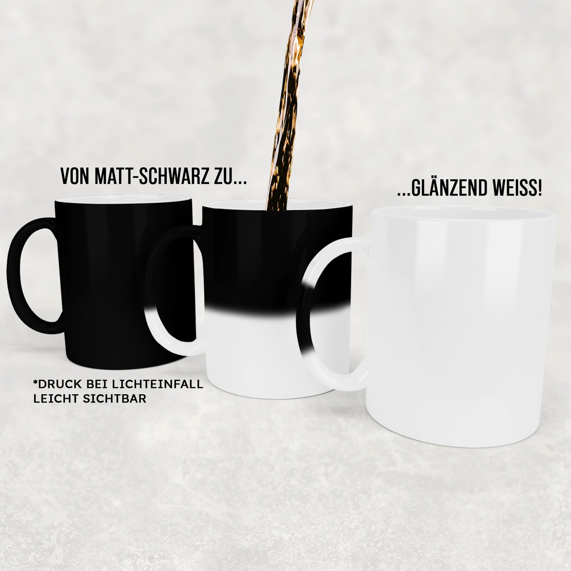 22Feels Tasse 1x Sublimation Rohling Farbwechsel-Effekt Magischer Thermoeffekt 325ml