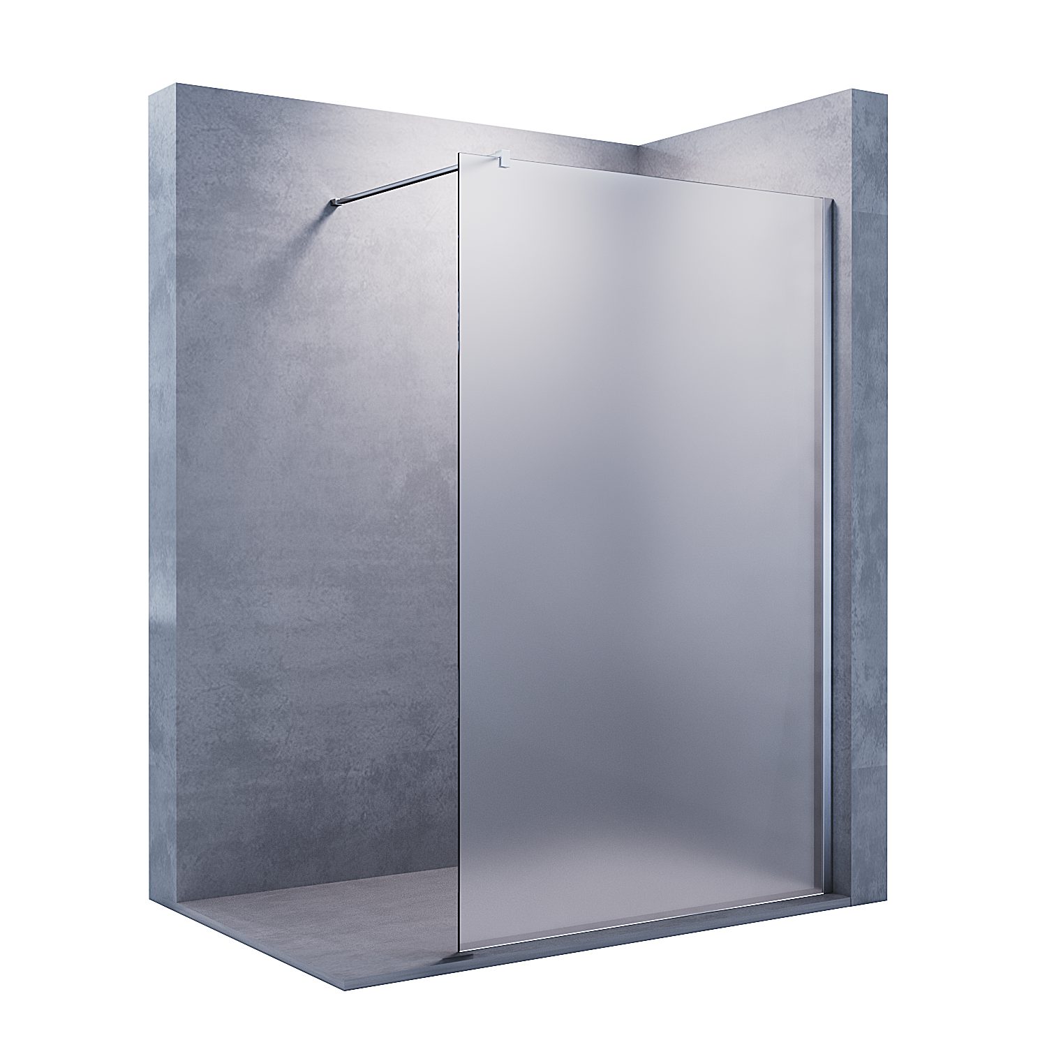 SONNI Walk-in-Dusche Walk-In Dusche, Duschkabine, 80-140cm mit Stabilisator günstig online kaufen