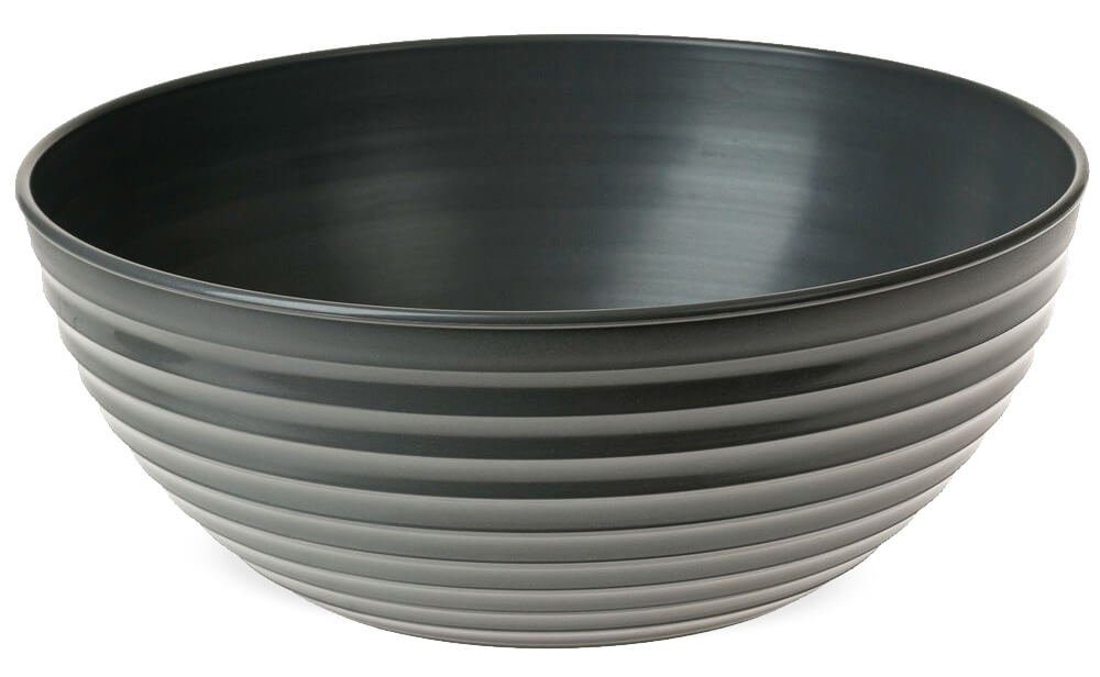 matches21 HOME & HOBBY Blumentopf Pflanzschale Blumenschale Grabschale grau 33 cm (1 St)