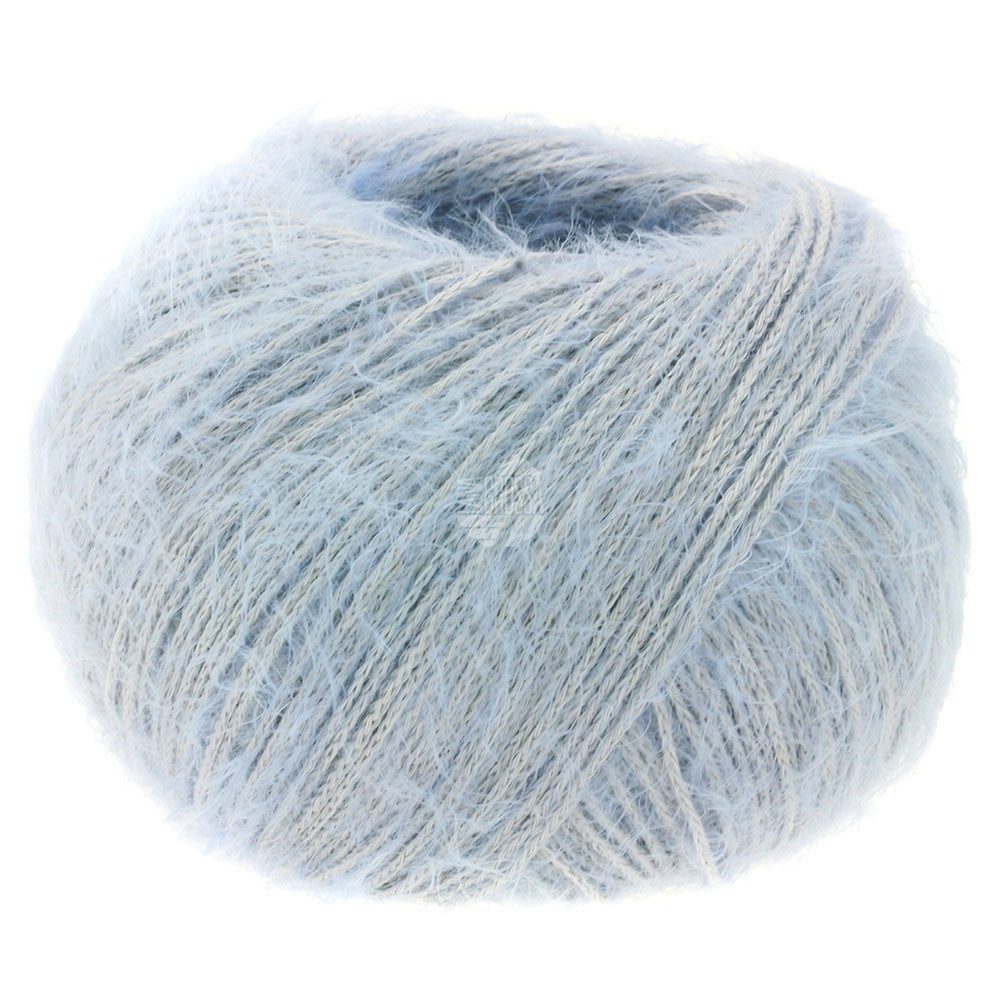 LANA GROSSA PER FORTUNA Flauschiges Kettengarn aus Baumwolle Häkelwolle, 190 m (Weiches Strickgarn für Pullover, Cardigans & Tops, Flauschige Struktur für moderne Strickmode mit Fashion-Charakter), 50 g