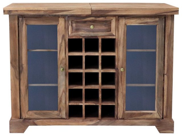 Indischesmoebelhausde Barschrank Barschrank 120x90x50 aus indischem Palisan günstig online kaufen