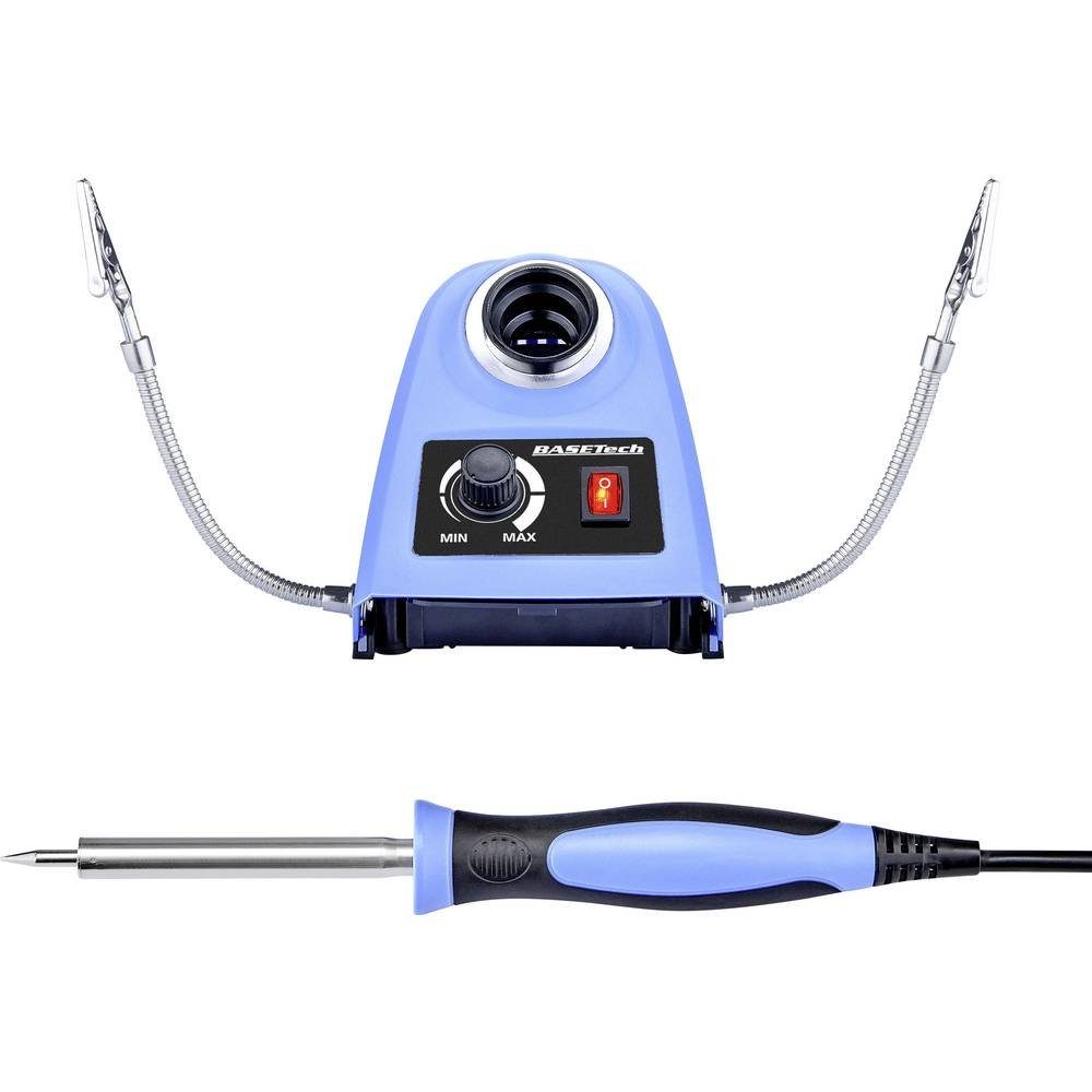 Basetech Lötkolben Lötstation Analog 40 W inkl. flexible Metallklemmen 1516976