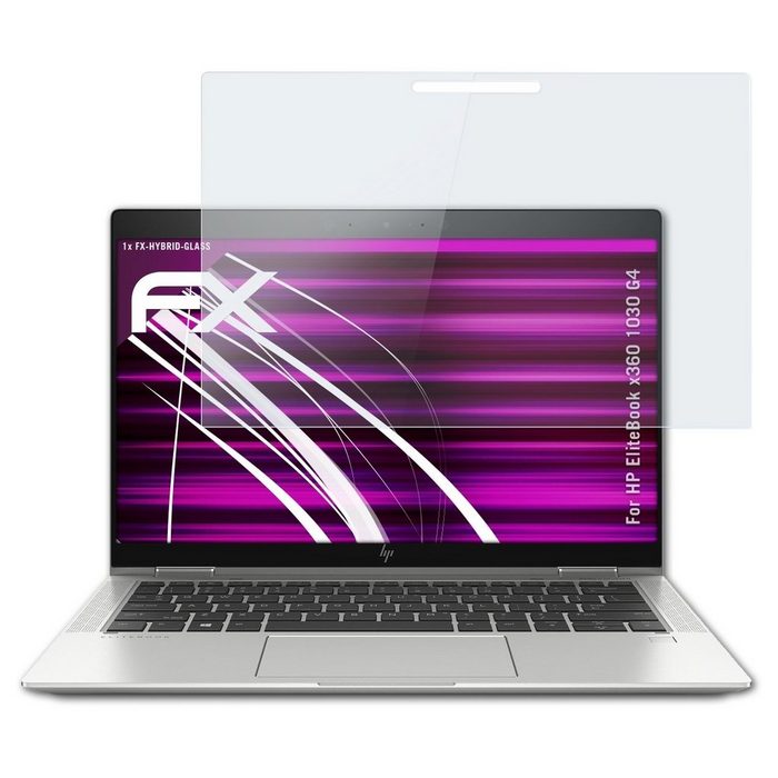 atFoliX Schutzfolie Panzerglasfolie für HP EliteBook x360 1030 G4 Ultradünn und superhart
