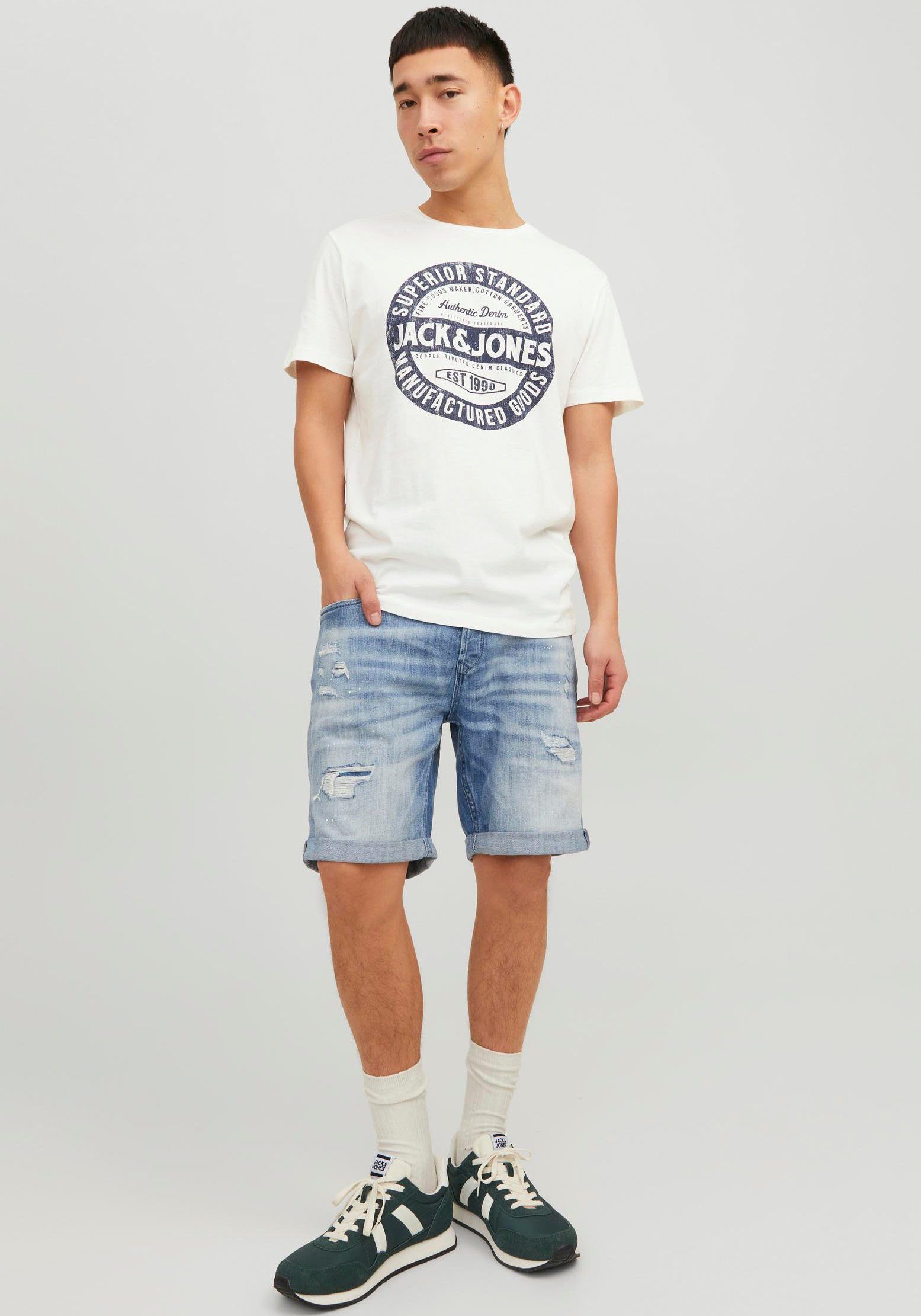 Cloud SS NOOS & O-NECK 23/24 Jones Dancer Jack JJEJEANS Rundhalsshirt TEE