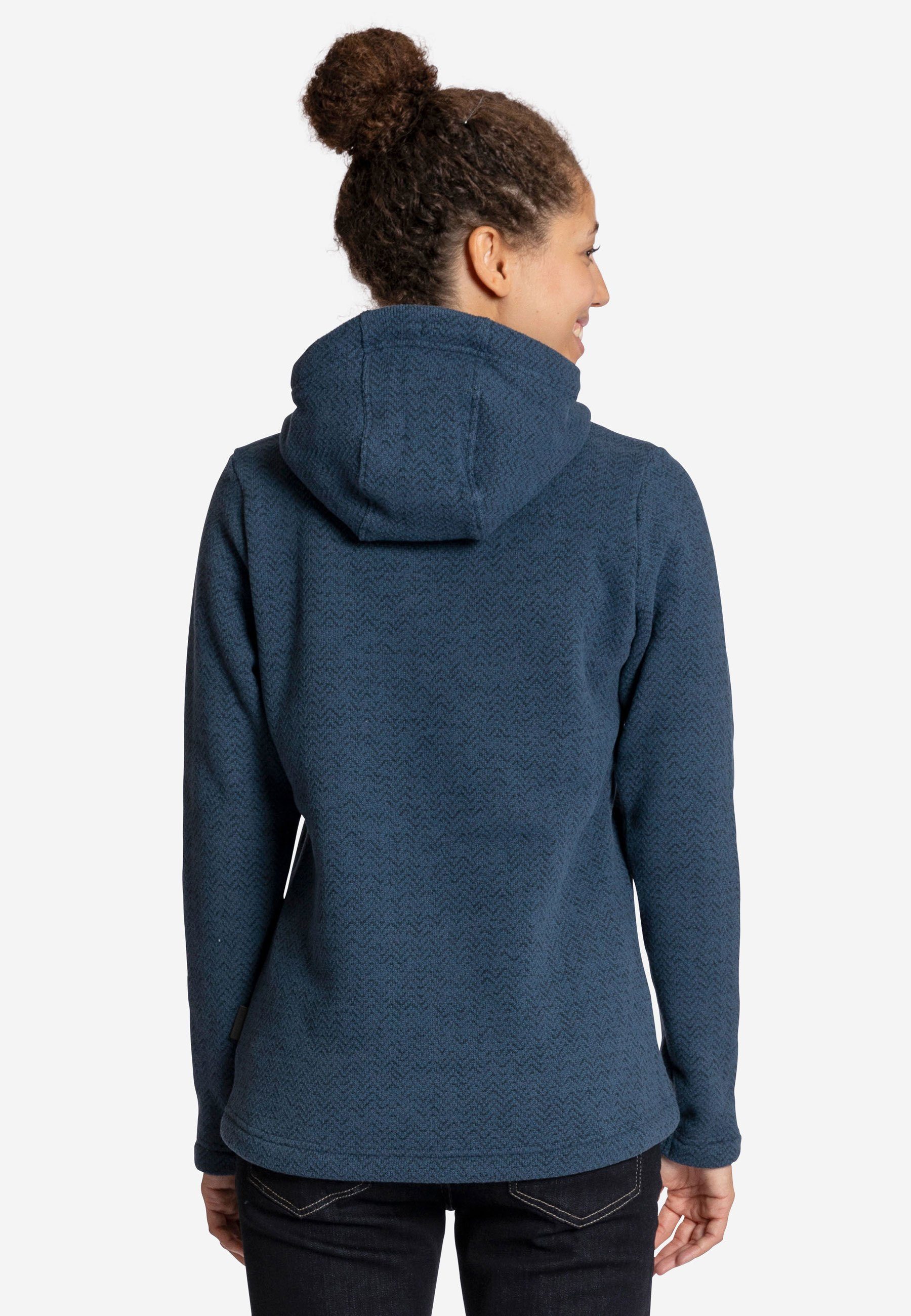 Venus ashblue Kapuzenpullover Hoodie Muster Elkline warm