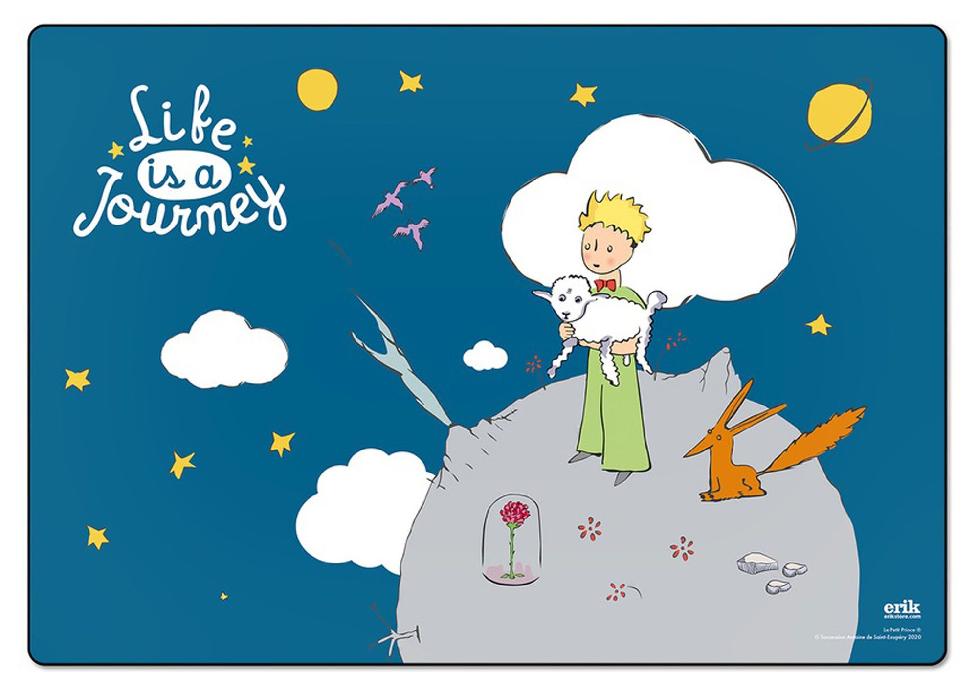 Schreibtischunterlage Der kleine Prinz - Schreibtischunterlage - Life is a journey