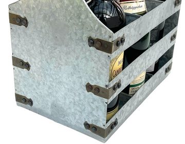 DanDiBo Flaschenträger Weinträger Metall mit Öffner Flaschenträger 6 Flaschen