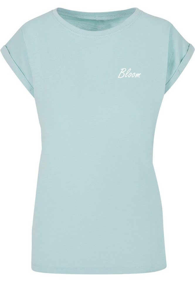 Merchcode T-Shirt Damen Ladies Flowers Bloom Extended Shoulder Tee (1-tlg)