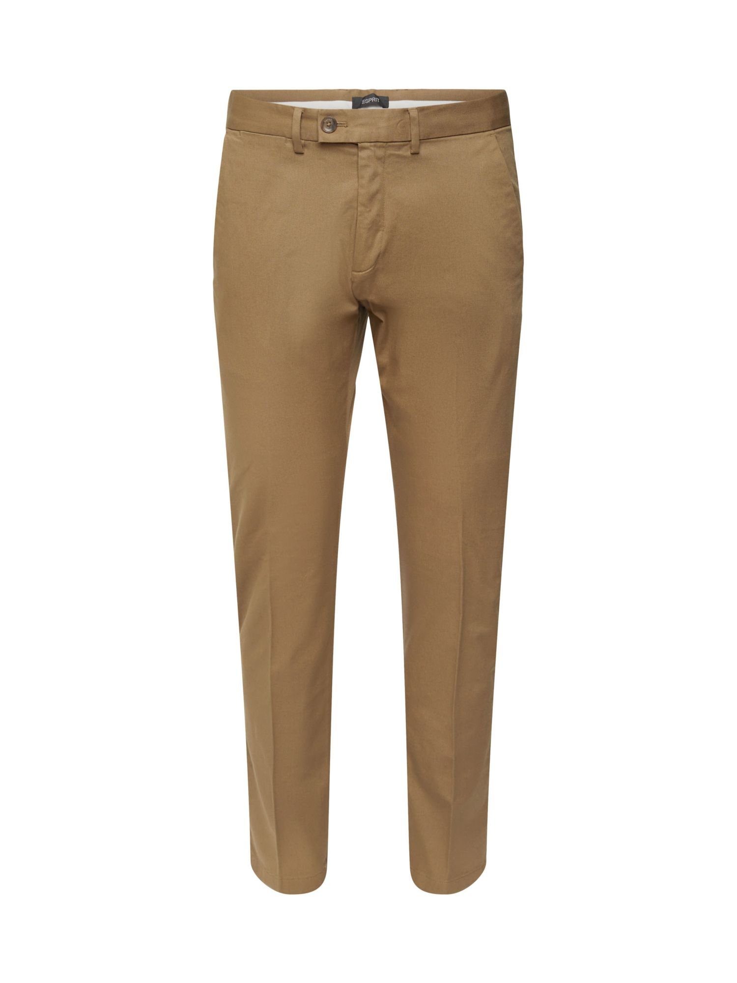 Esprit Collection Chinohose Stretch-Chino aus Baumwolle BEIGE