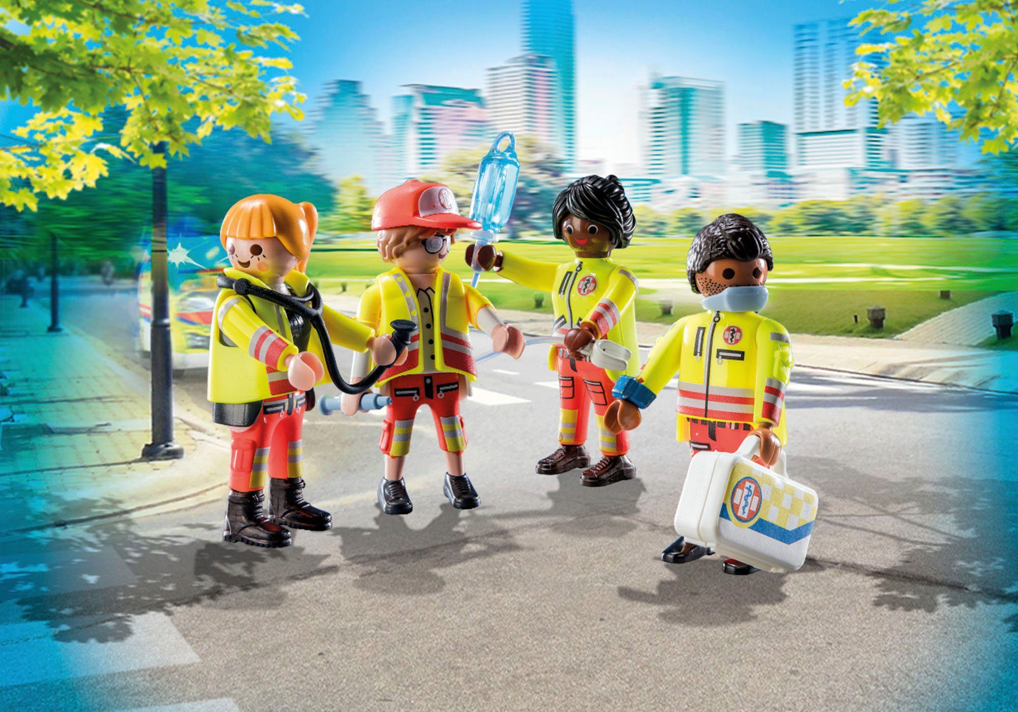 Playmobil® Rettungsteam (71244), My City Life Konstruktions-Spielset, Made in Europe