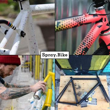 Spray.Bike Sprühflasche Fahrradlack + Klarlack (Set), (2er-Set), UV-resistent, wetterfest