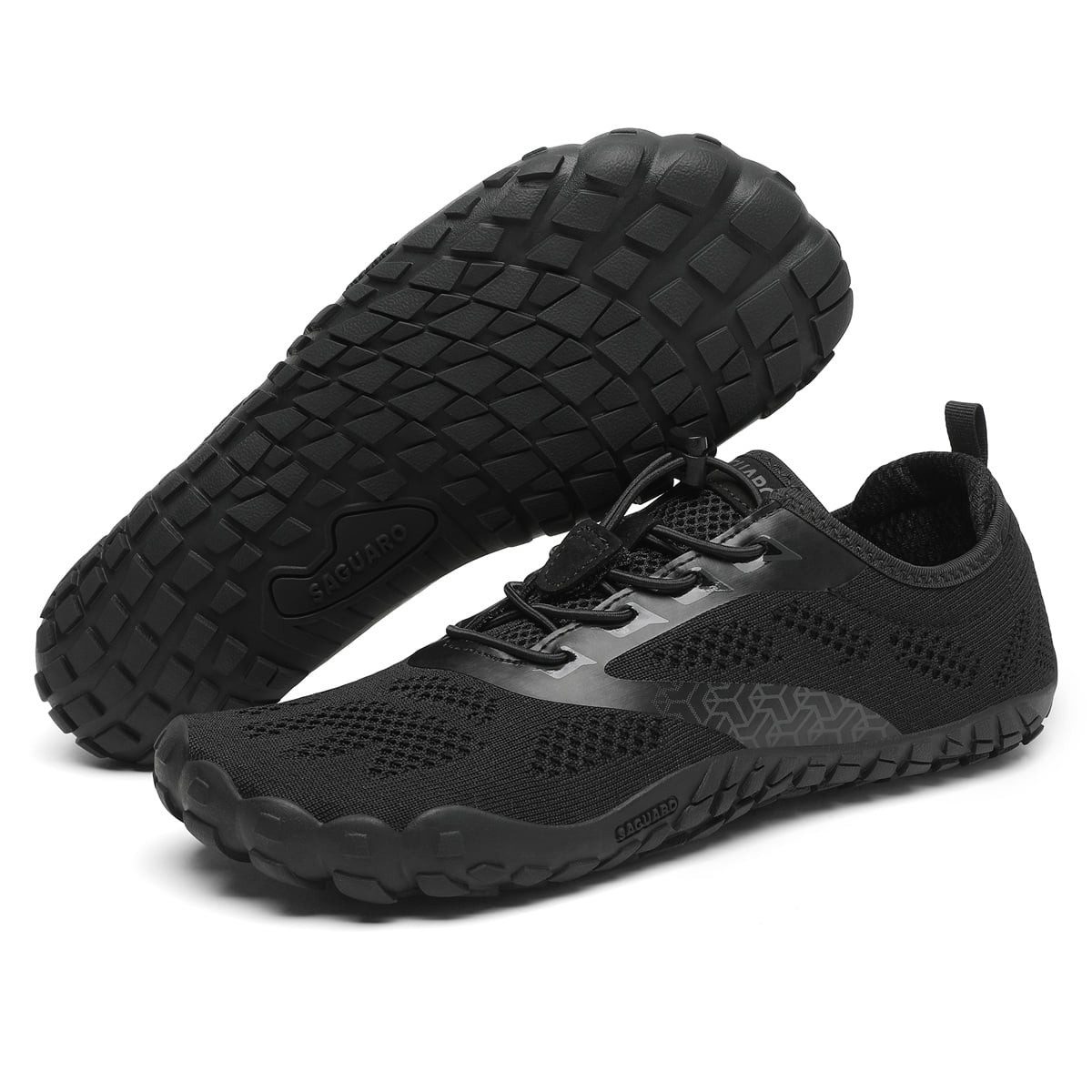 SAGUARO Smart I (flexible Sohle, breite Zehenbox) schwarz Barfußschuh