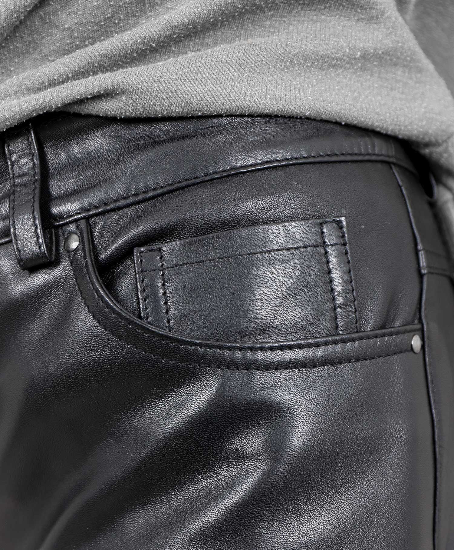Maddox Lederhose MADDOX - Damen Lederhose Lammnappa schwarz