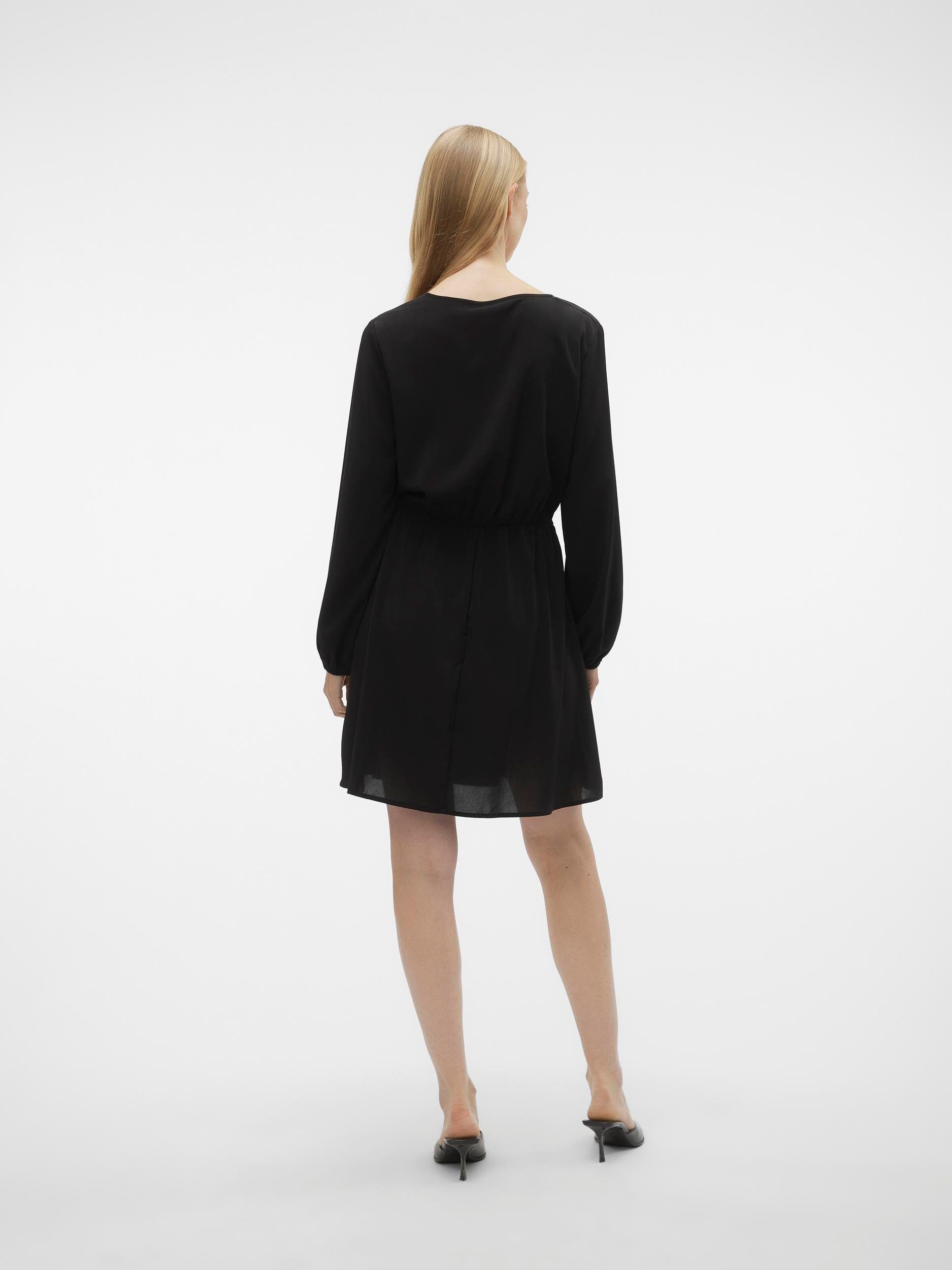 Vero Moda Black DRESS NAJA WVN Minikleid SHORT GA LS VMSHILAH