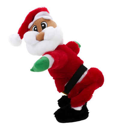 Bubble-Store Weihnachtsfigur »Weihnachtsmann« (Nikolaus singt und wackelt mit dem Popo, Melodie You know you make me wanna shout - Merry Christmas), Lustige Weihnachtsmann-Figur