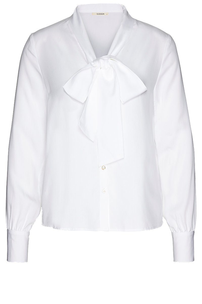 wunderwerk Schluppenbluse Tie neck blouse TENCEL