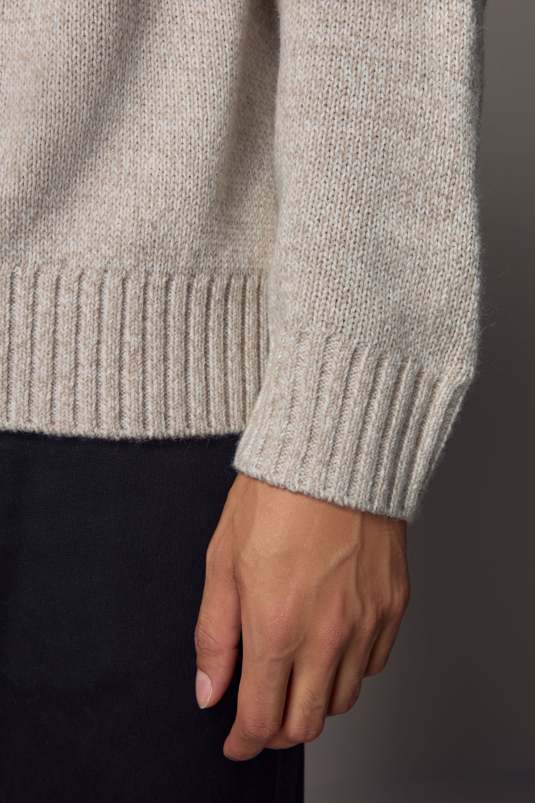 Next Norwegerpullover Regular Fit Rundhalspullover mit Wolle Fairisle (1-tlg)