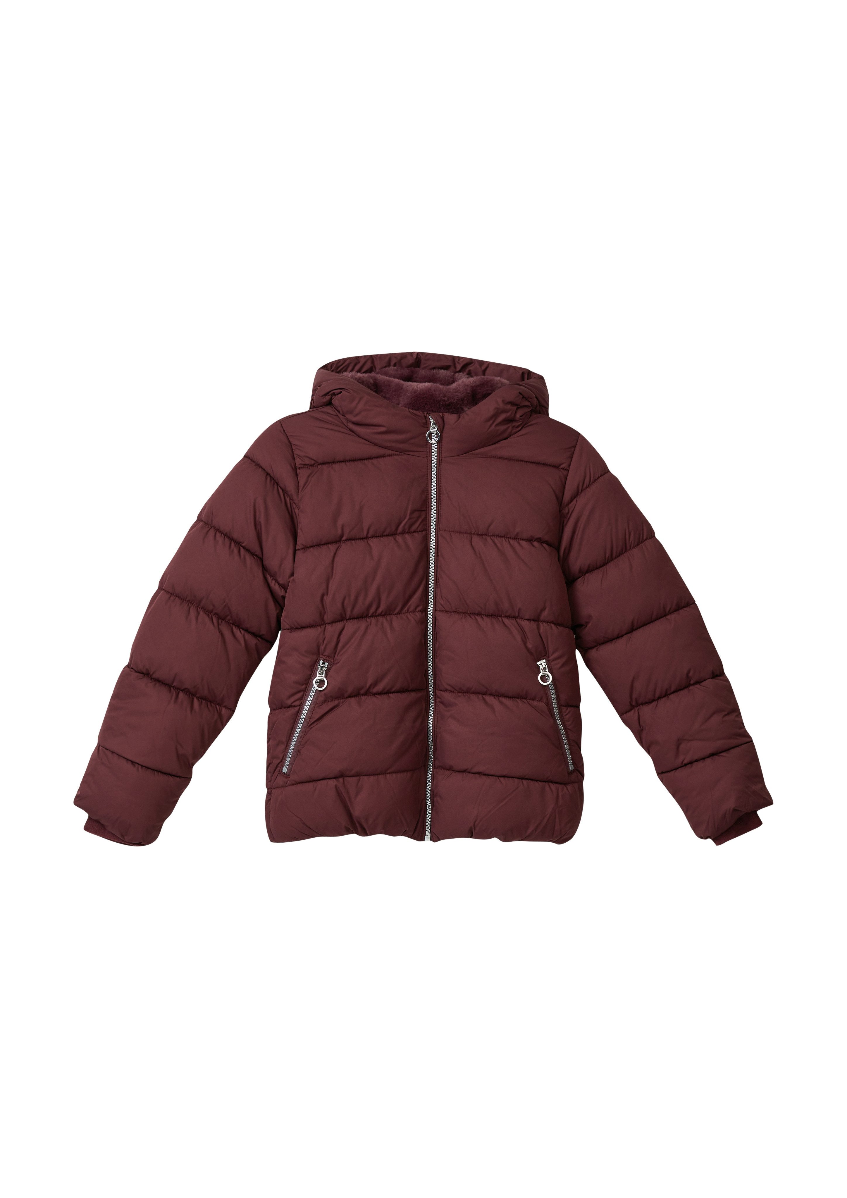 s.Oliver Junior Steppjacke mit Plüsch- und Fleecefutter