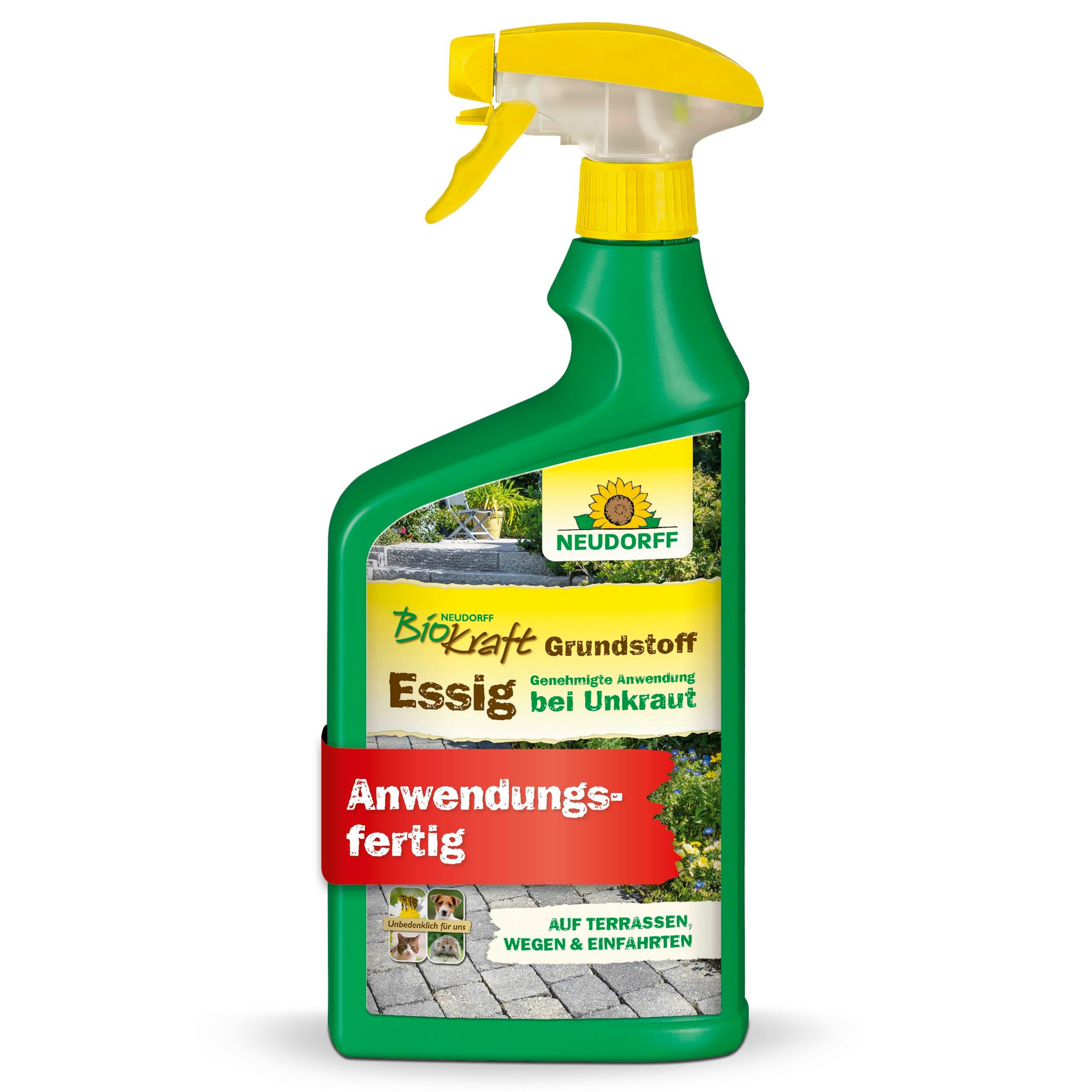 Unkrautbekämpfungsmittel Neudorff BioKraft Grundstoff Essig AF 1L für 100m²