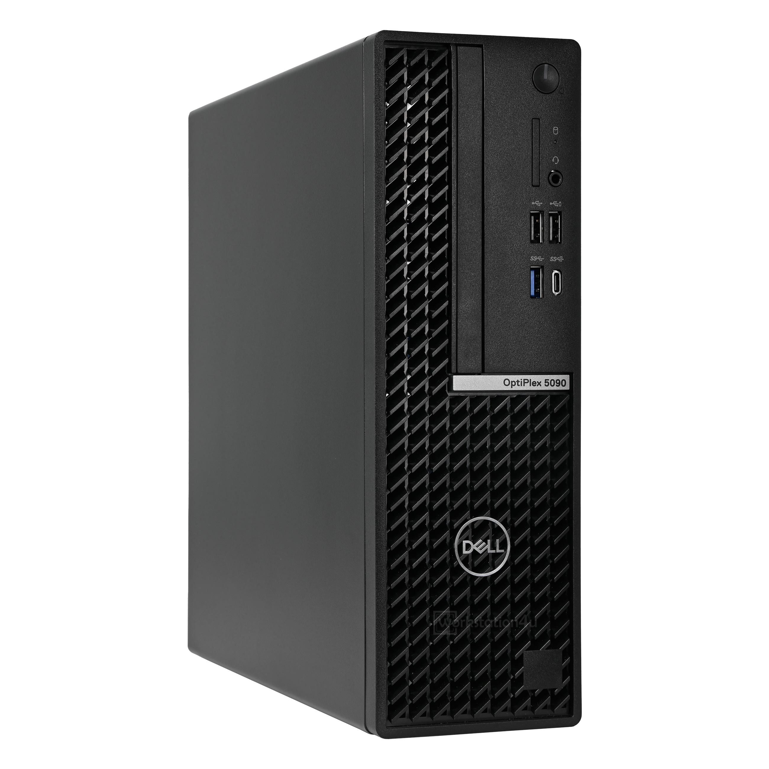 Dell OptiPlex 5090 SFF Business-PC (Intel Core i7 10700, Intel UHD Grafik 630, 32 GB RAM, 2000 GB SSD, Windows 11 Pro, WLAN, Bluetooth, USB-C)