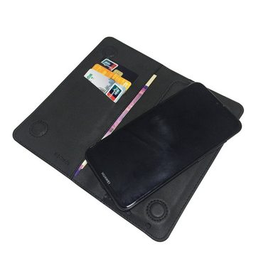 K-S-Trade Handyhülle für Oppo Find X5, Handyhülle + Kopfhörer Schutzhülle Walletcase Bookstyle Tasche
