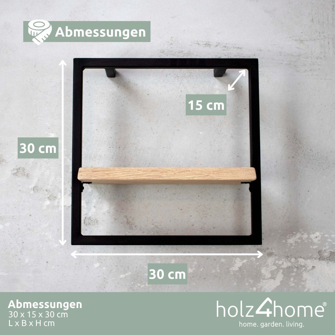 Wandregal holz4home H4H299