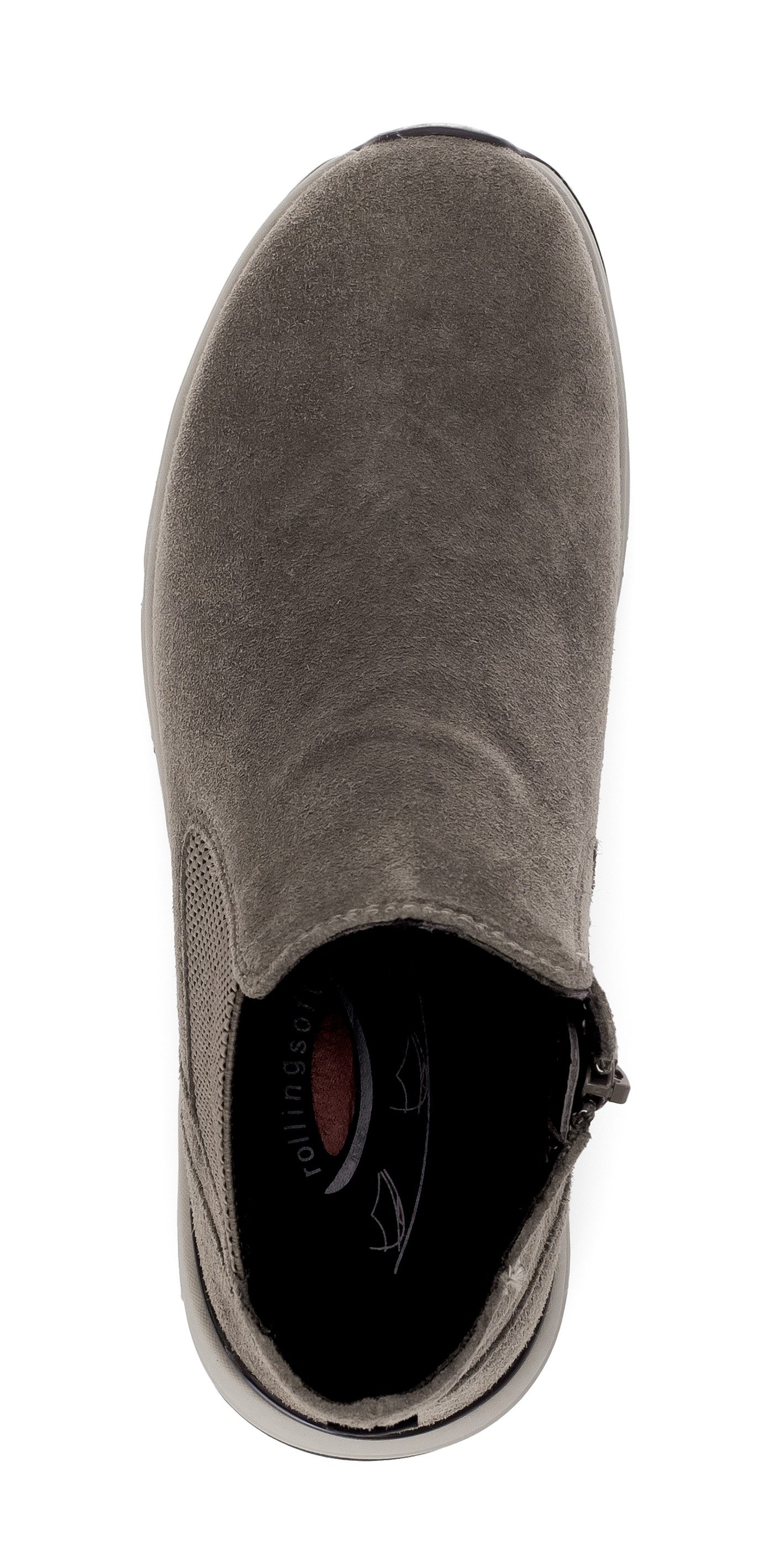 rollingsoft Chelseaboots Plateau, High Top-Sneaker, Schnürschuh mit Grip-Profil