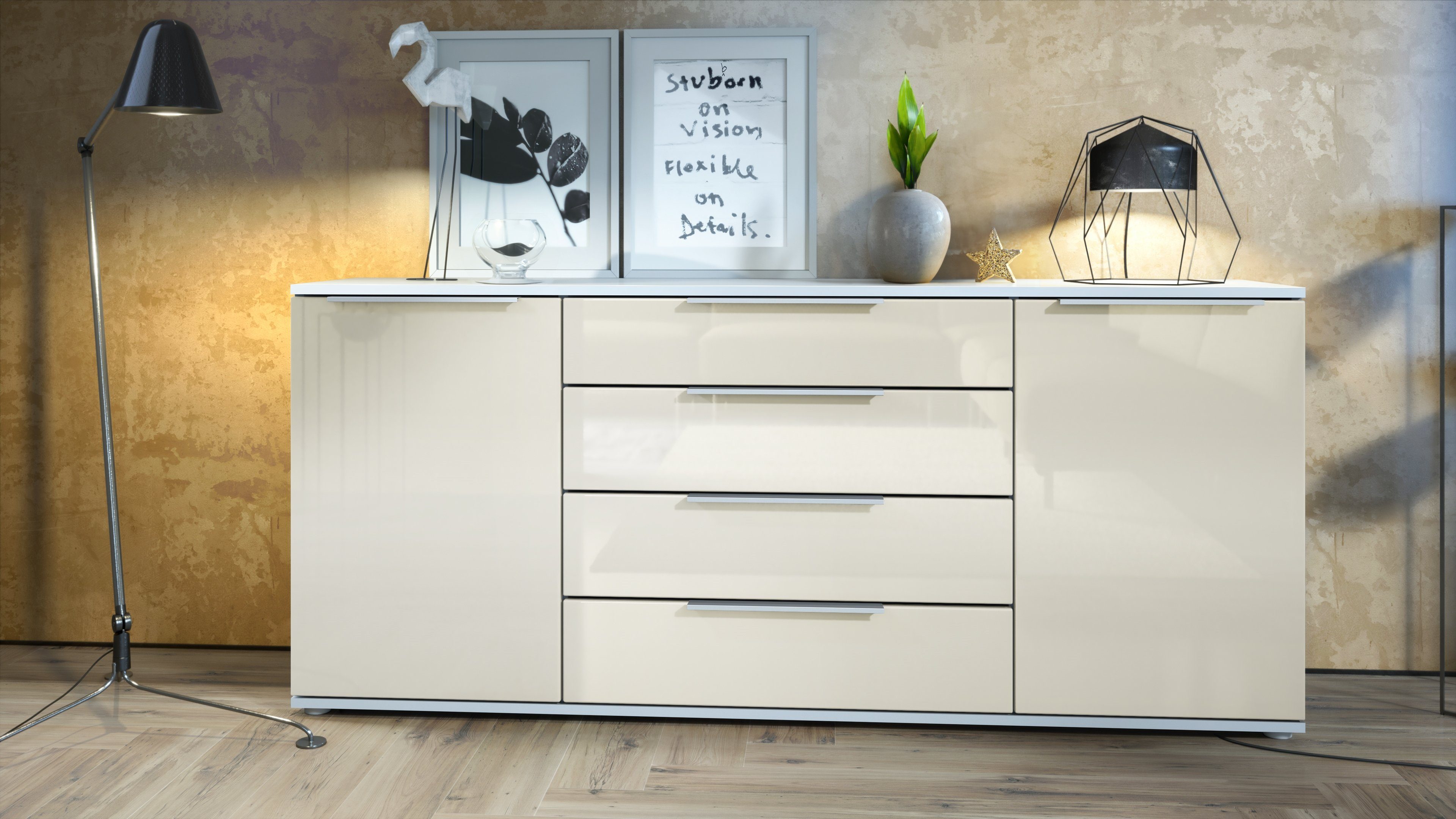 Vladon Sideboard Linio V2 (Moderne Kommode, günstig online kaufen