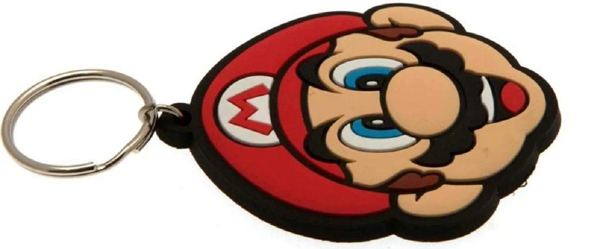 Nintendo Schlüsselanhänger Schlüsselanhänger Kinder Mini Super Mario Anhänger keychain 6 cm, Schlüsselanhänger Haustierschlüsselanhänger Geschenk Hund Frau Herren