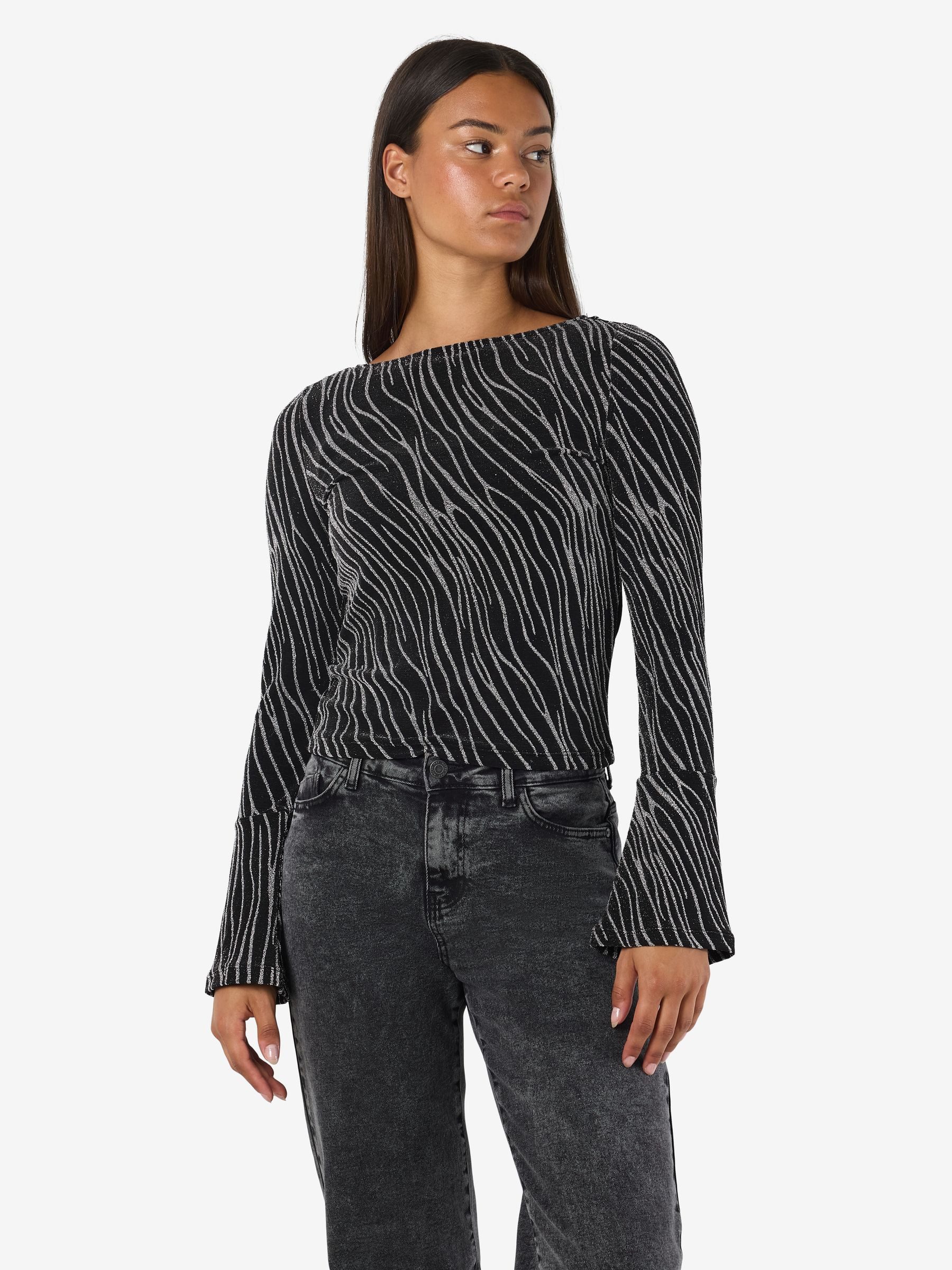 Noisy may Blusenshirt Eleganz mit glitzerndem günstig online kaufen