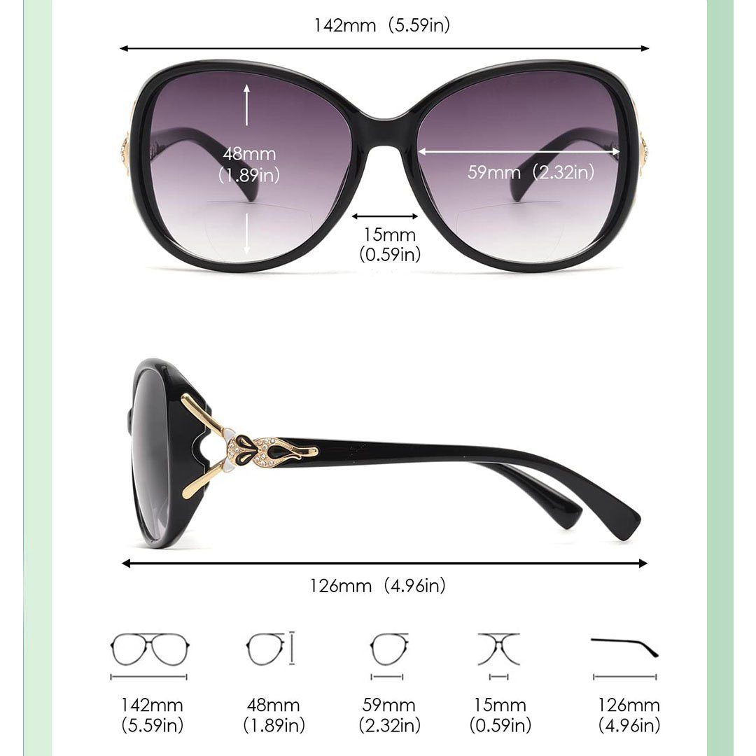 mit UV-Schutz Damen Sonnenbrille Haiaveng Stylische Outdoor-Sonnenbrille