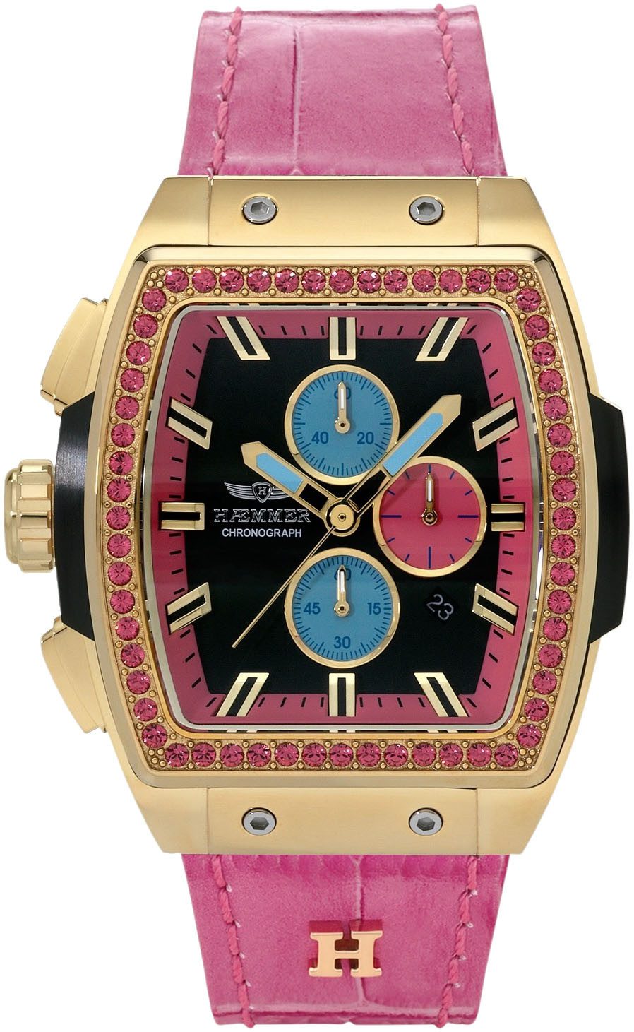 HAEMMER GERMANY Chronograph TONNEAU LOUVE, T-006, Quarzuhr, Armbanduhr,Dame günstig online kaufen