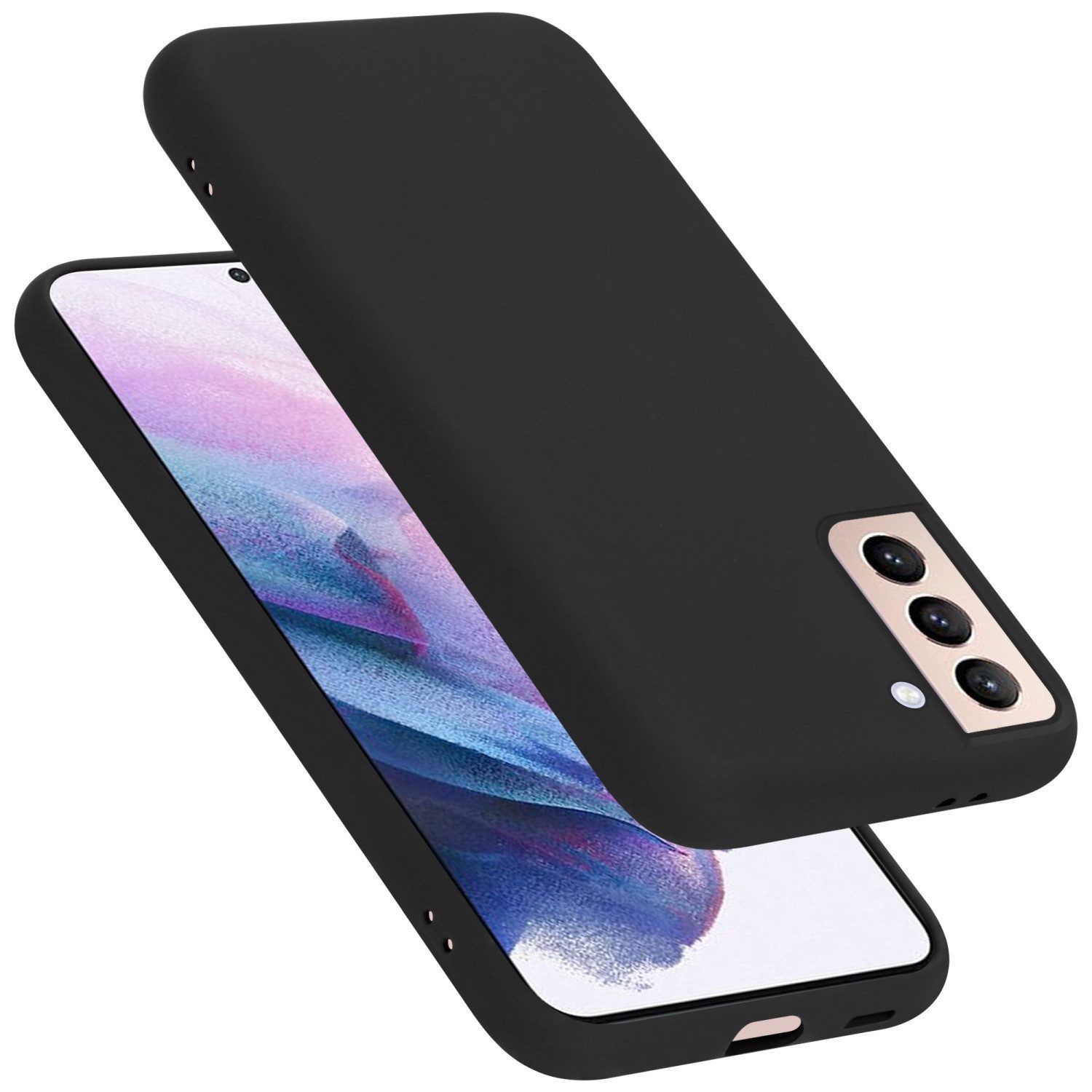 Cadorabo Handyhülle für Samsung Galaxy S22 PLUS Hülle Samsung Galaxy S22 PLUS, Flexible Hülle TPU Silikon Schutzhülle Back Cover Case