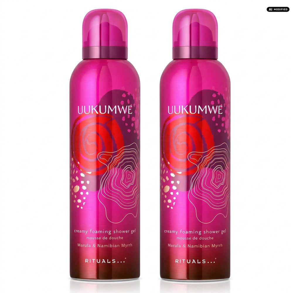Rituals Duschgel Rituals Uukumwe Creamy Foaming Shower Gel Duschgel 2er Set, 1-tlg., Vorteilspack mit 2x Duschgel für cremigen Pflegeschaum