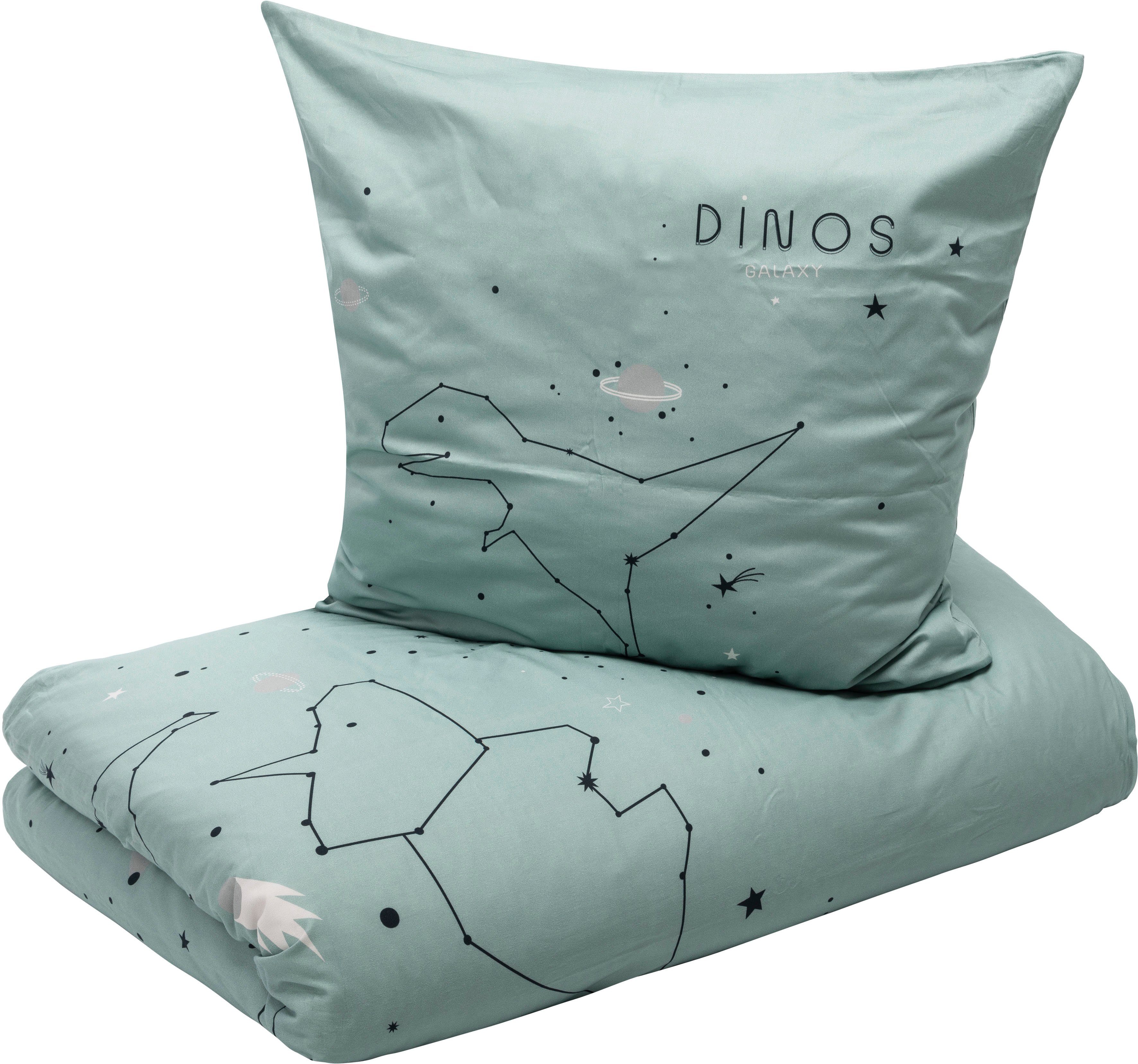 s.Oliver Junior Bettwäsche Satinbettw. s.Oliver Junior Sternzeichen Dino, S günstig online kaufen