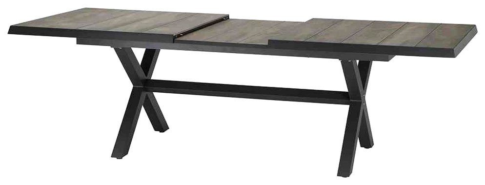 Siena Garden Garten-Essgruppe Corido, (7-tlg., 6 Sessel: 72x61x109 cm, Tisch Sincro: 200/260x100x77 cm,inkl. Auflagen), Aluminium, verstellbar, ausziehbar, geeignet für 6 bis 8 Personen