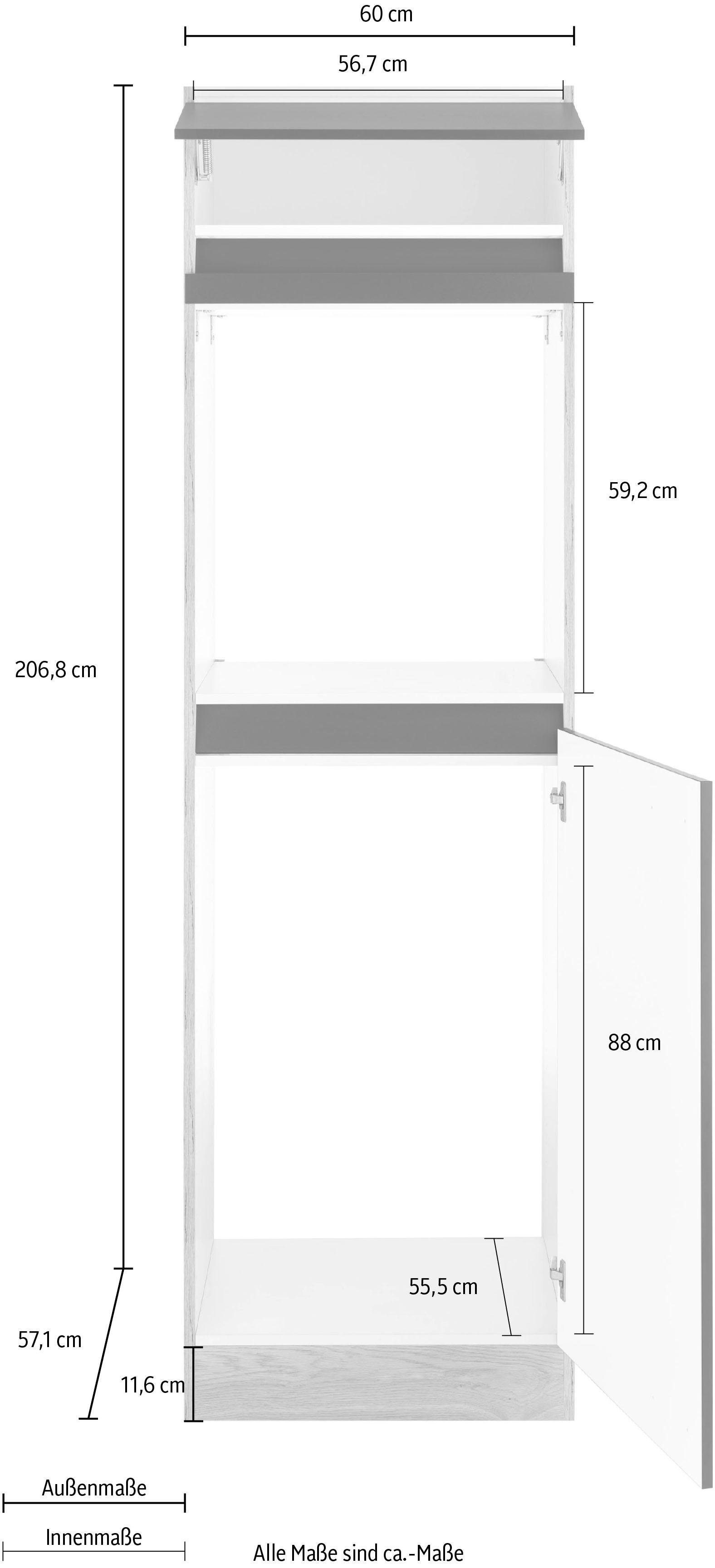 OPTIFIT Backofen/Kühlumbauschrank Roth Breite 60 cm – Bild 5 von 5