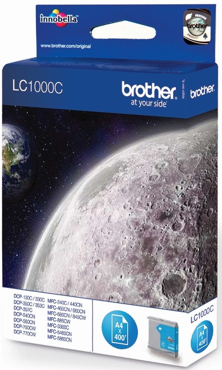 Tintenpatrone Brother LC1000C blau Nachfülltinte