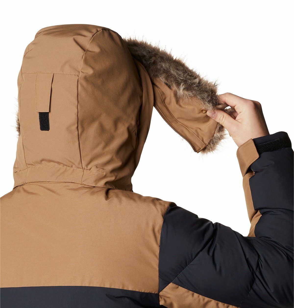 Columbia Parka Marquam Peak Fusion (Omni-Heat Infinity) braun/schwarz Herren